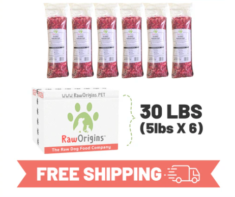 30lbs Raw Dog Food
